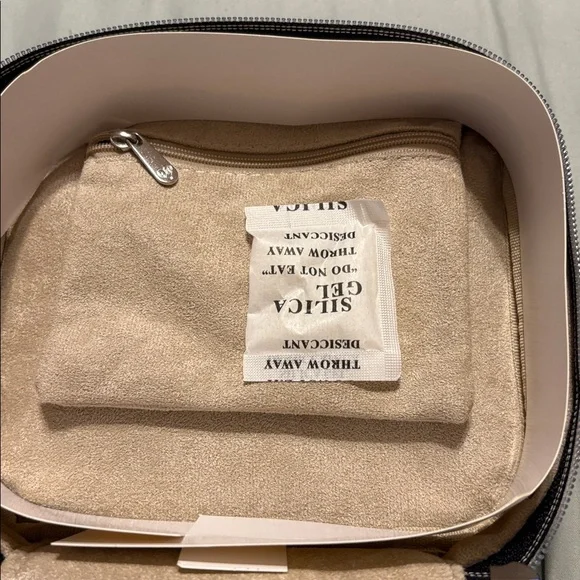 Brighton Black Cosmetic Case with Red Heart Motif - Picture 7 of 7